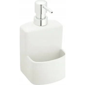 Dávkovač mýdla DÁVKOVAČ MÝDLA 2V1 380 ML STOJÍCÍ BÍLÝ WENKO