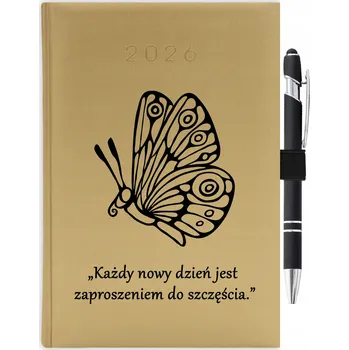 Kalendář Knižní kalendář 2026 A5 zlatý