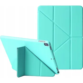 Pouzdro na mobilní telefon Pouzdro Ochranné pro iPad 11 2021 Skládací Origami Silikonové Tyrkysové