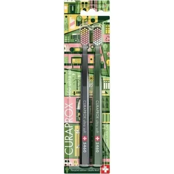 Zubní kartáček Curaprox Limited Edition Recycled edition zubní kartáčky 5460 Ultra Soft 2 ks