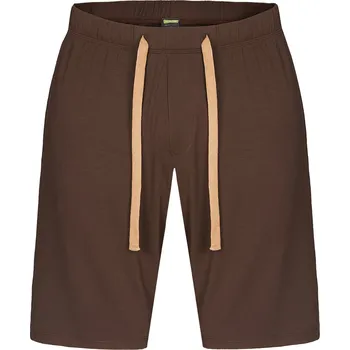Pánské pyžamo Bambusové Pyžamové Kraťasy Hnědé Pánské Velikost: M