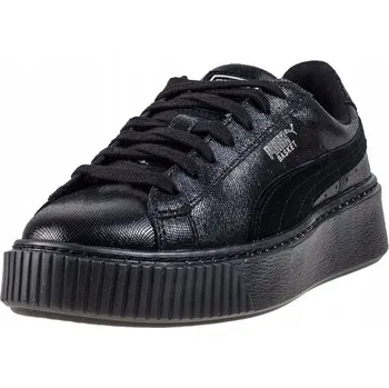 Dámské tenisky Puma dámské boty černé Basket Platform 634587 01 velikost 37