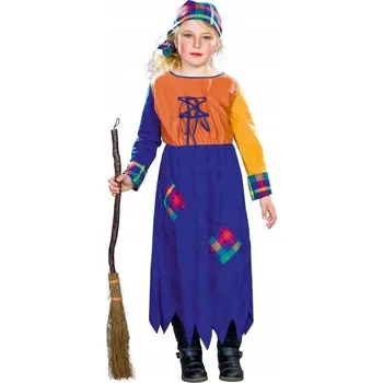 Karnevalový kostým Dětský kostým Ježibaba 104-116cm