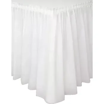 Karnevalový kostým Plastová rautová sukně bílá