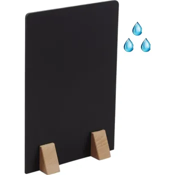 Kancelářský nábytek REKLAMNÍ INFORMAČNÍ TABULE křídová A4 30x21cm nožičky ABS VODĚODOLNÁ