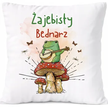 Polštář Zámečnický Polštář s potiskem Dárek bílý PoliDraw