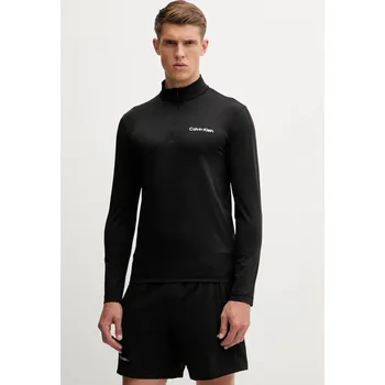 Pánské oblečení Tréninkové tričko s dlouhým rukávem Calvin Klein Performance LVGMF5W303 černá 99X, vel. S