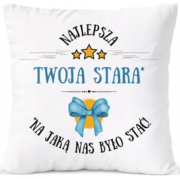 Polštář Dárek Polštář s potiskem pro kadeřníky, bílý PoliDraw