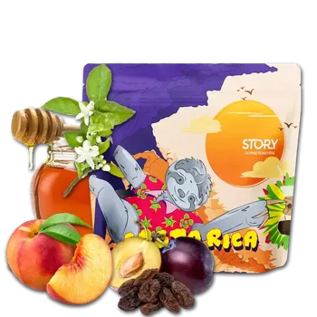 Káva Story Coffee Roasters Výběrová káva Kostarika LOS CEDROS | Výběrová káva | 250g | Zrnková - 100% Arabika