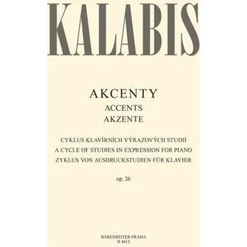 Akcenty - Cuklus klavirních výrazových studií - Viktor Kalabis