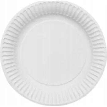 Talíř Papírové talíře Stybowski bílé 23 cm 100 kusů