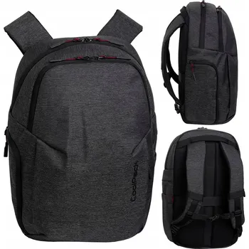 Městský batoh MLADISTVÝ BATOH NA VYSOKOU ŠKOLU S PŘIHRÁDKOU NA NOTEBOOK COOLPACK SHAR GREY