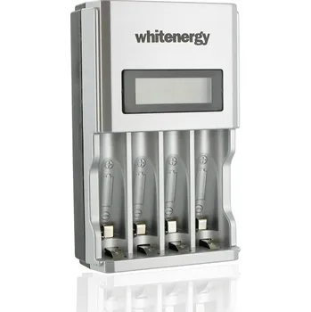 Nabíječka baterií Whitenergy 4xAA/AAA 230V + 4x AA 2800mAh Ni-MH LCD