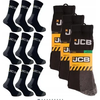 Pánské ponožky JCB ponožky černé, velikost 43-46