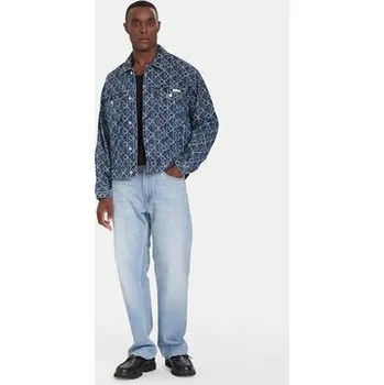 Pánská větrovka Calvin Klein Jeans Jeansová bunda LV04RD767G Modrá Regular Fit XL