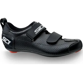 Pánské cyklistické tretry Tretry SIDI T-5 Air Black - 43 (Triatlonové tretry SIDI kombinují rychlé nazouvání, vysokou tuhost a maximální komfort, takže podpoří maximální výkon i v těch nejnáročnějších závodech.)