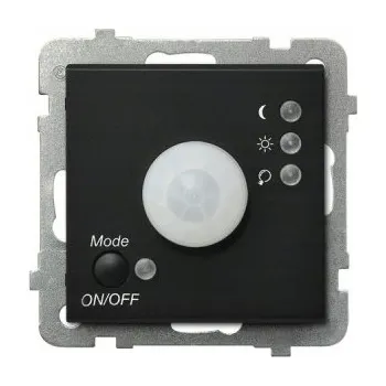 Pohybové čidlo Pohybový senzor Ospel ŁP-16R/m/33 černý