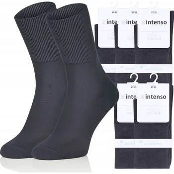 Pánské ponožky Intenso Ponožky 1962_5par šedé, velikost 44-46