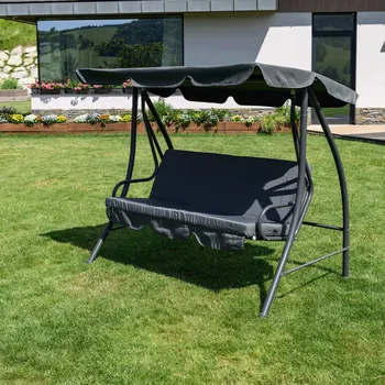 Zahradní houpačka Zahradní houpačka, šedá, KEMI