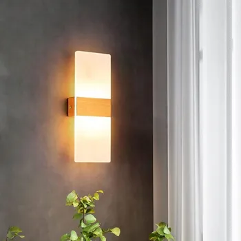 Nástěnné svítidlo Nástěnné LED svítidlo do ložnice, chodby, na schodiště, 12W 3000K, teplá bílá