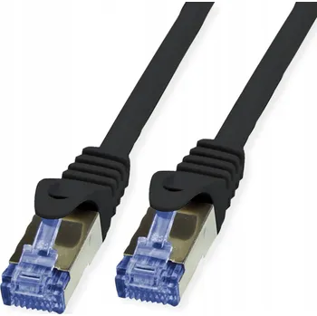 Síťový kabel VALUE Externí síťový kabel RJ45 LAN kat.6A S/FTP LSOH, černý, 50 m