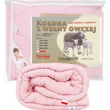 přikrývka Přikrývka z ovčí vlny 140 x 200 cm Zimní vlna Teplá HRUBÁ Měkká Ecru