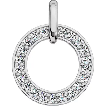 Přívěsek Nola White Briliant - přívěsek z bílého zlata s brilianty