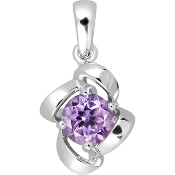 Přívěsek Oceanus S Ametyst - stříbrný přívěsek s ametystem