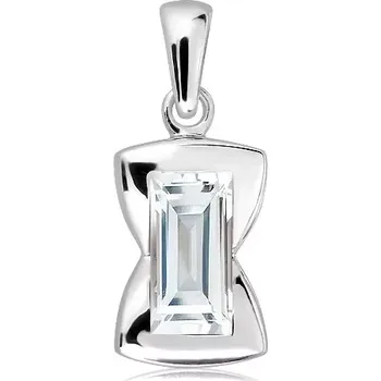 Přívěsek Abas S White Topaz - stříbrný přívěsek s bílým topazem