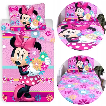 Povlečení Sada povlečení Disney 140 x 200 cm růžová