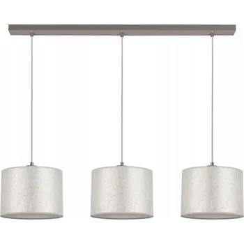 SPOT Light Závěsné svítidlo 3xE27 Max.40W Šedé se stříbrným stínidlem