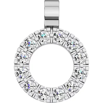 Přívěsek Valerie W Briliant - exkluzivní přívěsek z bílého zlata s brilianty