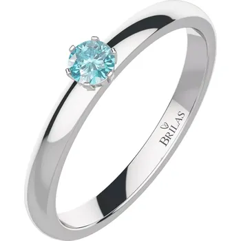 Prsten Thalia S Blue Topaz - prsten ze stříbra s modrým topazem