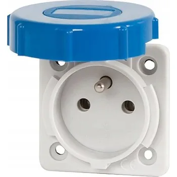 Elektrická zásuvka Zásuvka do panelu 16A 250V 2P+UZ IP67 F-Elektro