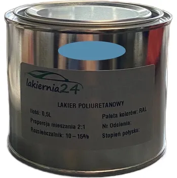 barva na kov Barva Průmyslová polyuretanová barva, polyuretanový lak lesklý 0,5l 2:1 RAL 5024