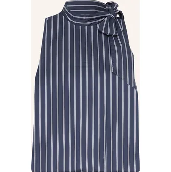 Neo Noir Dámský Halenkový Top Veda, tmavě modrá / bílá, 36