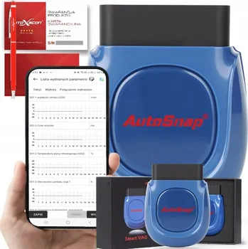 Autodiagnostika DIAGNOSTICKÝ TESTER ROZHRANÍ AUTOSNAP SMART VAG VW Seat AUDI Škoda ZDARMA