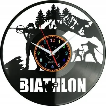 Hodiny Biathlon Nástěnné Hodiny Vinylová Deska Moderní Dekorativní Uro