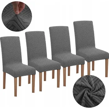 Prostěradlo Potah na židli MEBLE ODNOWA šedý