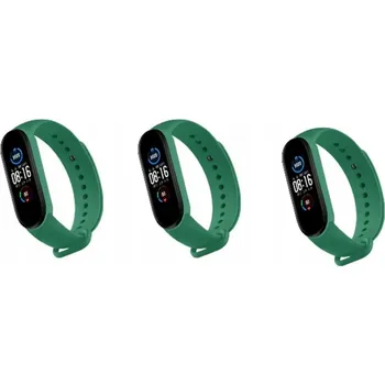 Řemínek na hodinky 3x Řemínek pro Xiaomi Mi Band 3 4 Náhradní řemínek Zelený Kena Top Barva