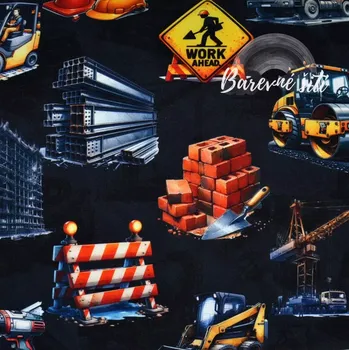 Zimní softshell Na stavbě (E) (Zimní softshell potištěný)