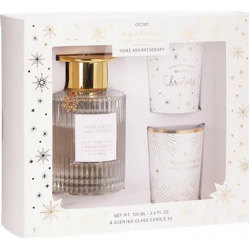 Aroma difuzér Aromatická vánoční dárková sada parfém svíčka difuzér