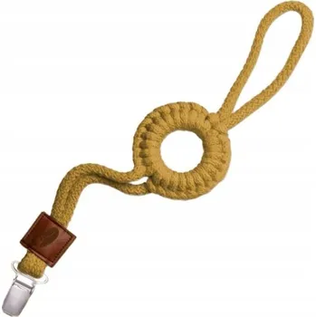 Klip na dudlík Hi Little One žlutý