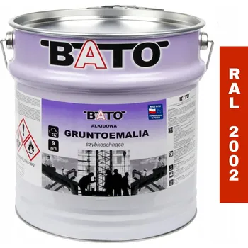 barva na kov Alkydová zemina barva na kov BATO RAL 2002 A, rychleschnoucí, 10 l