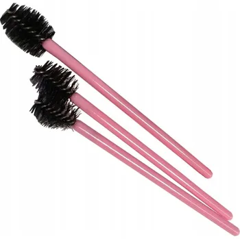 Barva na řasy a obočí 3x kartáček na řasy a obočí s kulatou hlavicí