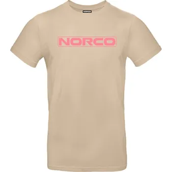 Pánské tričko Triko NORCO Team Sand/Pink - M (Pohodlné, bavlněné a stylově jedinečné pánské tričko? To je NORCO pánské tričko s krátkými rukávy a výrazným logem na hrudi, které si zamilujete.)