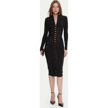Dámská sukně Elisabetta Franchi Pouzdrová sukně GO-124-57E2-V460 Černá Slim Fit 38