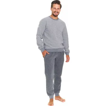 Pánské pyžamo Doctornap Pánské pyžamo 5248 dark grey S