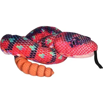 plyšák WILD REPUBLIC Had červeno-zelený 137 cm