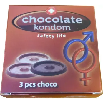 Čokoláda Čokoládové kondomy v krabičce